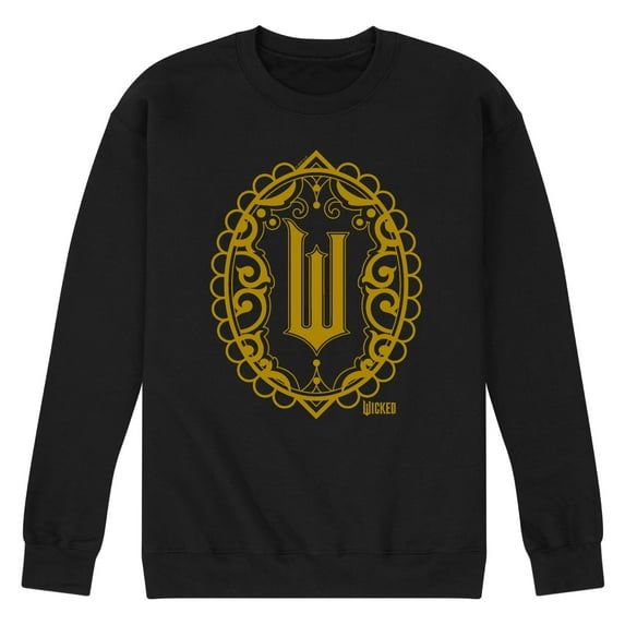Wicked - Art Deco Logo - Men's Crew Fleece Sweatshirt