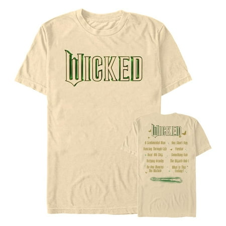 Wicked Men's Graphic T-Shirt - Stylish Official Logo Tee,