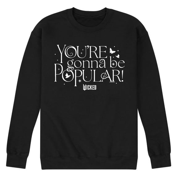 Wicked - You're Gonna Be Popular - Men's Crew Fleece Sweatshirt