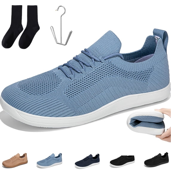 Men's Wide Barefoot Shoes,Minimalist Style Casual Shoes,Zero Drop Outdoor Walking Shoes.