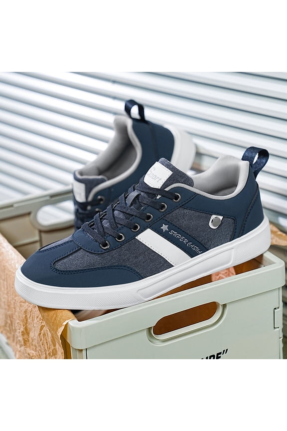 Men's Wide Board - Heavy-Duty Rubber Sole Low-Top Sneakes with Round Toe, - & Casual Athletic Suitable for Outdoor,, Daily Wear - Solid Color ( & Comfortable)