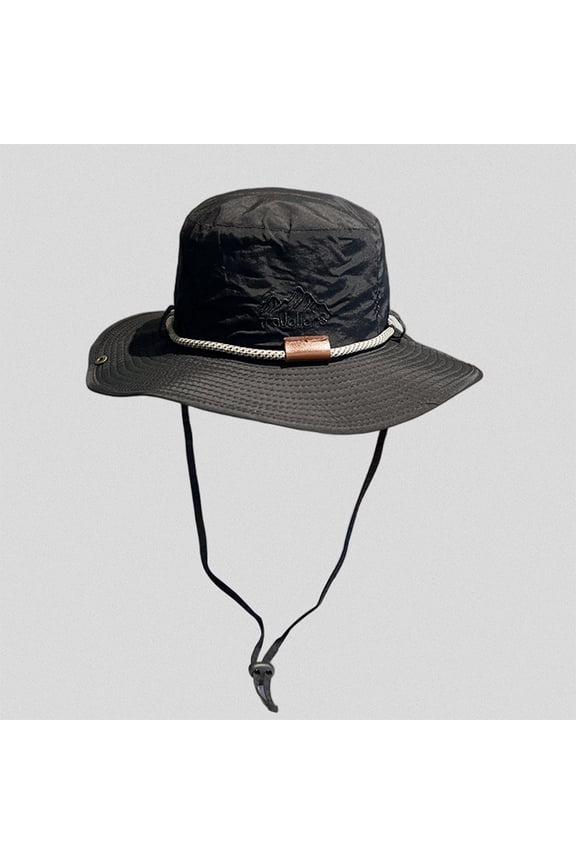 Men's Wide Brim Sun Cowboy Hat For Outdoor Activities Black Bucket Hat Summer Fashion Ladies Wide Brimmed Hat Men's Hat Summer Hat Skater Warm Bucket Hat Bucket Hat Hawaii Techno Bucket Hat Fishing