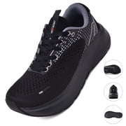 Mens Wide Cushioned Supportive Road Running Shoes | Wide Toe Box | Rubber Outsole