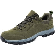 Mens Low Top Hiking Shoes, Anti-slip Breathable Trail Walking Sneakers, Lightweight Outdoor Trekking Shoes for Camping Hiking Daily Wear