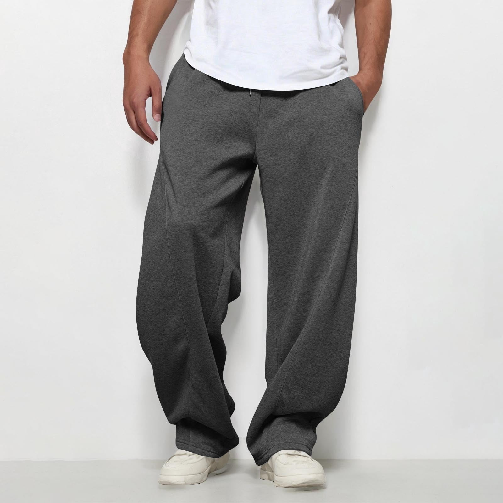 wide leg sweatpants men