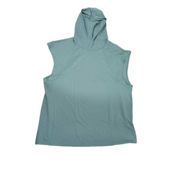 Men's Wide Shoulder Sports Tank Top Loose Fit Basketball Running Shirt With Hood For Gym Workouts Activewear Athletic Sleeveless Shirt Men's Oversized Tshirts Workout T-Shirt