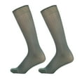 thumbnail image 1 of Men's Wide Stripe Dress Socks Professional Business Office Nylon Fabric Socks, 1 of 20