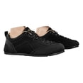thumbnail image 1 of Men's Wide Toe Box Running Shoes Lace up Low Top Fashion Sneakers Retro Color Block Athletic Walking Shoes Black Size 10.5, 1 of 8