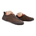 thumbnail image 1 of Men's Wide Toe Box Running Shoes Lace up Low Top Fashion Sneakers Retro Color Block Athletic Walking Shoes Brown Size 7.5, 1 of 6