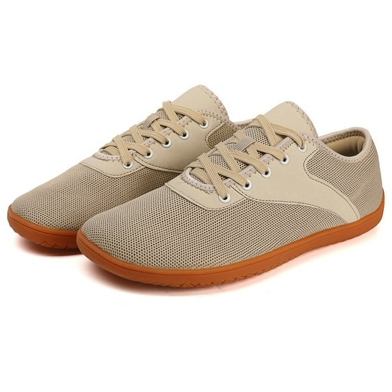 Men's Wide Toe Box Shoes Minimalist Barefoot Walking Shoes Extra Wide Width Zero Drop Shoes Lightweight Breathable Sneakers