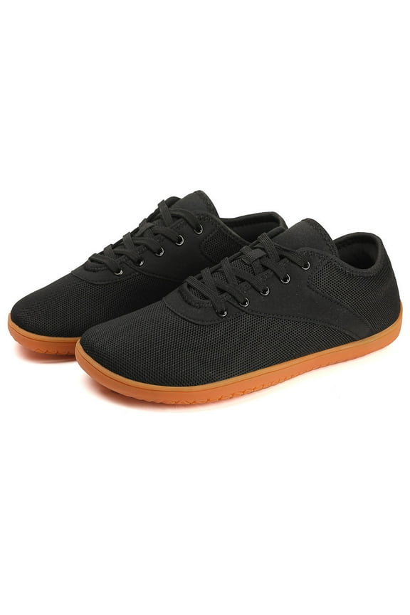 Men's Wide Toe Box Shoes Minimalist Barefoot Walking Shoes Extra Wide Width Zero Drop Shoes Lightweight Breathable Sneakers