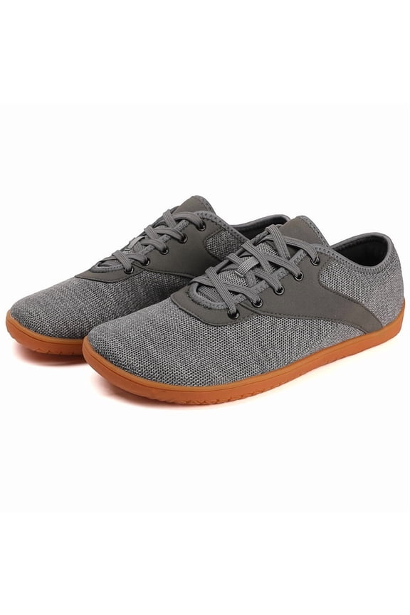 Men's Wide Toe Box Shoes Minimalist Barefoot Walking Shoes Extra Wide Width Zero Drop Shoes Lightweight Breathable Sneakers