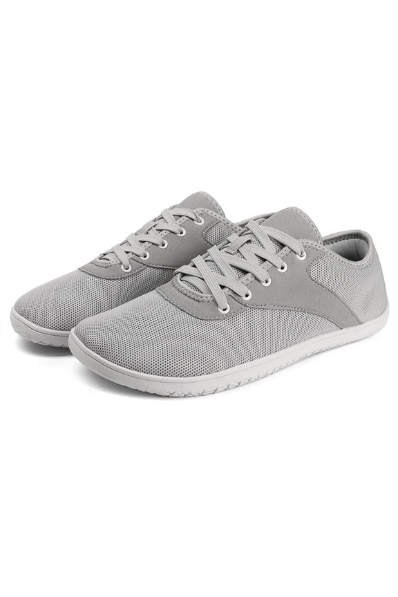 Men's Wide Toe Box Shoes Minimalist Barefoot Walking Shoes Extra Wide Width Zero Drop Shoes Lightweight Breathable Sneakers