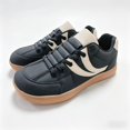thumbnail image 1 of Men’s Wide Toe Casual Skate Sneakers Breathable Lightweight Lace Up Walking Shoes with Non Slip Sole for Outdoor Travel Daily Comfort Streetwear Shoes, 1 of 9