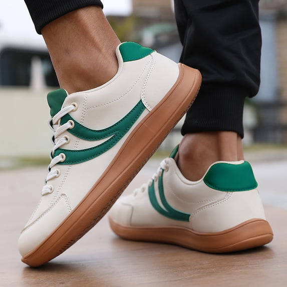 Men's Wide Toe Casual Sneakers Lightweight Breathable Lace-Up Athletic Walking Shoes for Running Hiking Daily Wear and Outdoor Activities