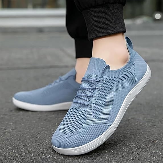 Men's Wide Toe Minimalist Barefoot Walking Shoes Breathable Casual Tennis Gym Athletic Sneakers