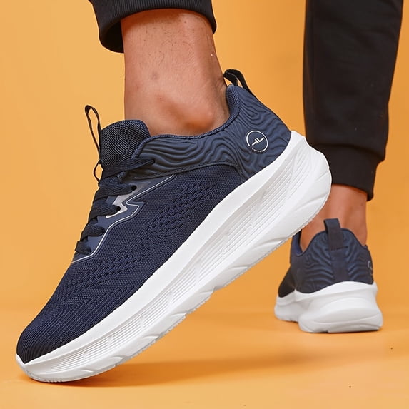 Men's Wide Toe Running Sneakers Breathable Lightweight Athletic Shoes with Cushioned Non-Slip Sole for Walking Jogging Gym Travel and Daily Comfort