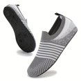 thumbnail image 1 of Men's Wide Toe Water Shoes Lightweight Breathable Slip-On Barefoot Sneakers Quick-Dry Non-Slip River Beach Hiking Walking Shoes for Outdoor All-Season Wear, 1 of 10