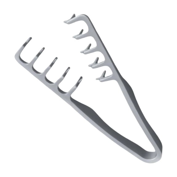 Men's Wide Tooth Comb for Voluminous Fluffy Hair Styling Texturizing Comb with Ergonomic Grip Detangling Tool for Thick Curly Hair