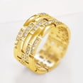 thumbnail image 1 of New Men's Wide Version Micro-Set Zircon Rings, 1 of 2
