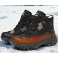thumbnail image 1 of Men's Wide Winter Boots Grip on Snow Ice Insulated Waterproof Lightweight Comfortable Hiking Outdoor Boots, 1 of 15