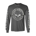 thumbnail image 1 of Men's Willie G Skull Long Sleeve T-Shirt Tee Charcoal 30296652, Harley Davidson, 1 of 3