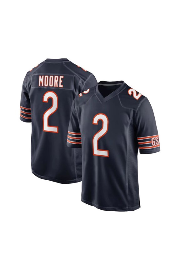 Men's Windy City Tshirt Number 2 Navy Casual Game Day Wear-XL