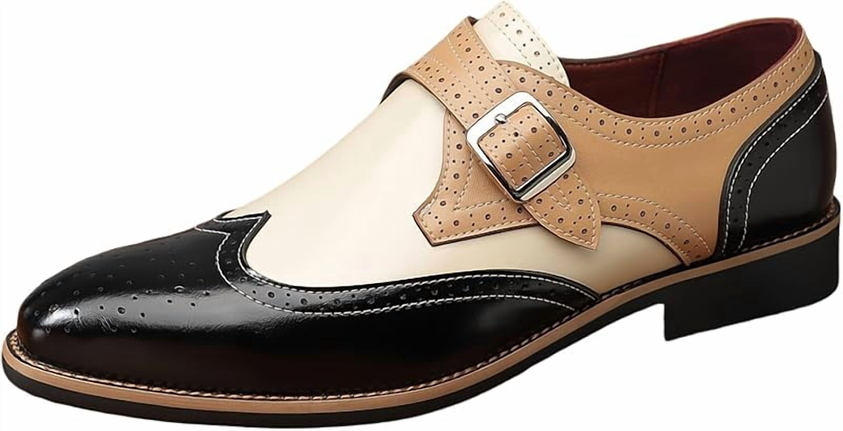 Wingtip Oxford Lace-Up Dress Shoes Memory Foam Cushioned Men\'s Oxfords Men main image 2