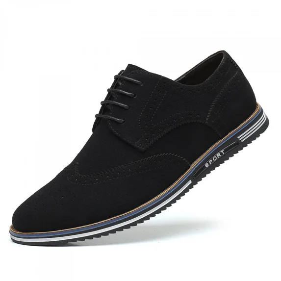 Men's Wingtip Oxfords Business Casual Dress Shoes