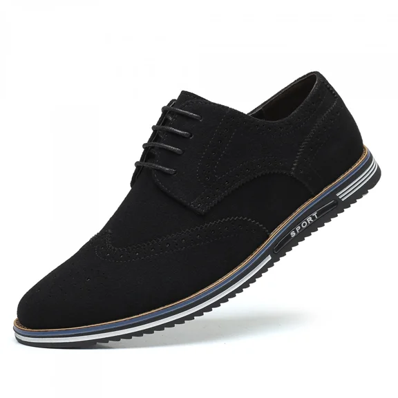 Men's Wingtip Oxfords Business Casual Dress Shoes