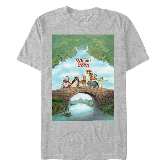 Men's Winnie the Pooh Adventure Poster Graphic T-Shirt