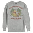 thumbnail image 1 of Men's Winnie the Pooh Camp Hundred Acre Wood  Sweatshirt Athletic Heather X Large, 1 of 4