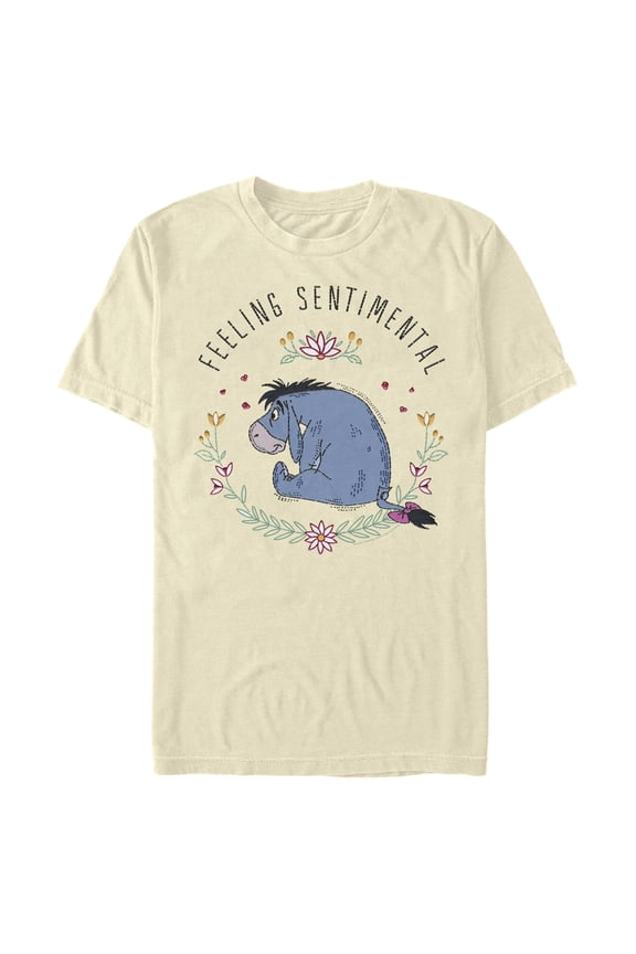 Men's Winnie the Pooh Eeyore Feeling Sentimental  Graphic T-Shirt