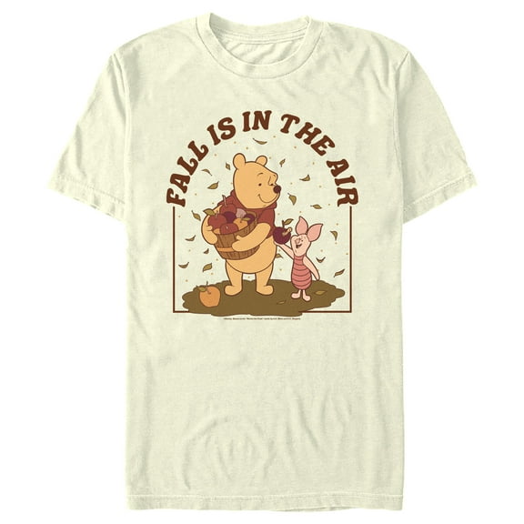Men's Winnie the Pooh Fall is in the Air  Graphic T-Shirt