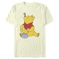 thumbnail image 1 of Men's Winnie the Pooh Honey Bee Pooh Graphic Tee Beige Large, 1 of 4