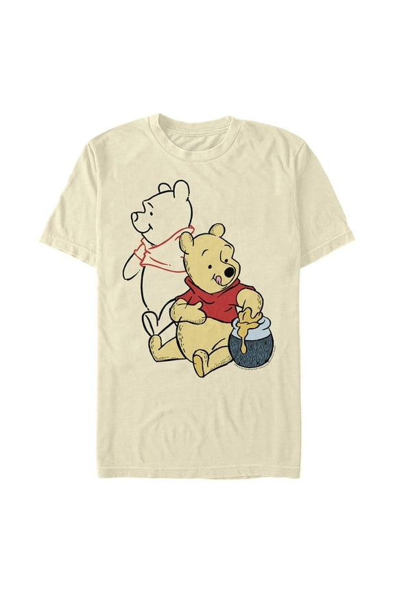 Men's Winnie the Pooh Honey and Happiness Graphic T-Shirt