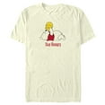 thumbnail image 1 of Men's Winnie the Pooh Stay Hungry Graphic Tee Beige Large, 1 of 4