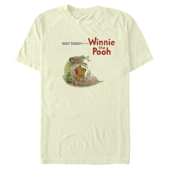 Men's Winnie the Pooh Stuck in Rabbit's House Graphic Tee Beige Medium