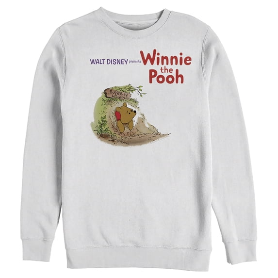 Men's Winnie the Pooh Stuck in Rabbit's House Sweatshirt White Small