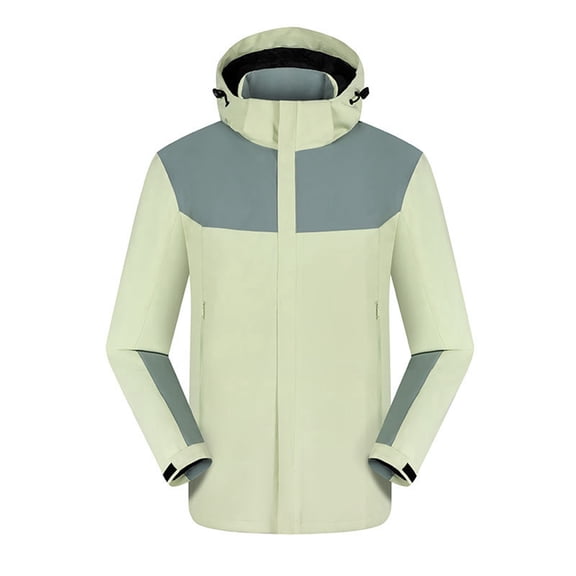 Men's Winter Anorak Heavyweight Lined Hooded Jacket for Outdoor Leisure and Casual Wear Windproof Warm Coat