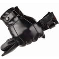 thumbnail image 1 of Men’s Winter Autumn Black Brown Smooth PU Leather Plus Thick Velvet Touch Screen Gloves, 1 of 5