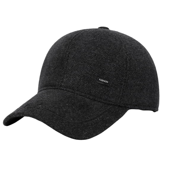 Men's Winter Baseball Cap Baseball Winter Hats With Ear For Men Outdoor Walk Running