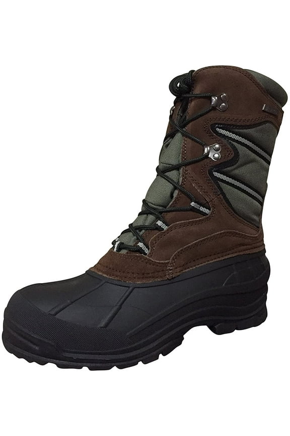 Men's Winter Boots 10" Hiking Leather Nylon Thinsulate Hunting Snow Boots