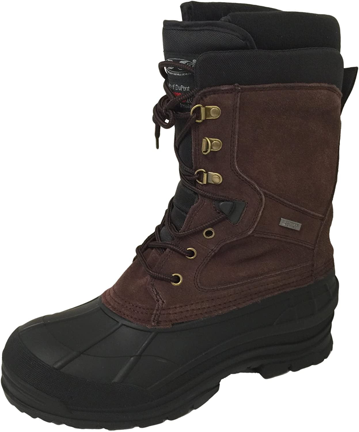 Thermolite Men\'s Tan and Black Snow Boots High Sierra Thermolite Insulated Lace Up | Mercari main image 2