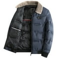 thumbnail image 1 of Men's Winter Casual Large Lapel Padded Jacket, 1 of 6