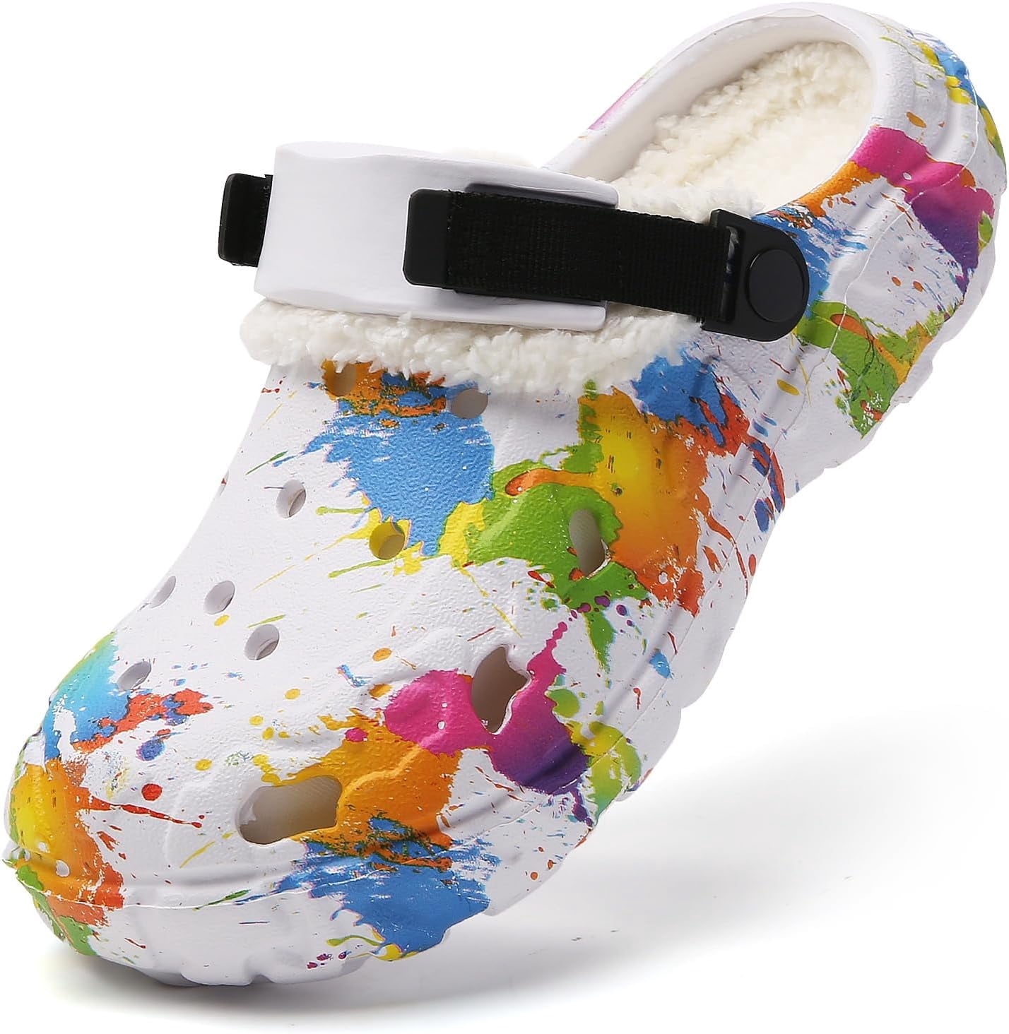 Men’s Winter Clogs Faux Fur Lined Garden Clogs Lightweight Slip On ...