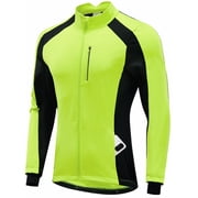Qualidyne Mens Winter Cycling Jacket Thermal Fleece Lined Bicycle Biking Jacket Cold Weather Windproof Softshell Windbreaker