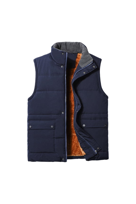 Men's Winter Fishing Body Warmer Warm Windproof Gilet Outdoor Photography Vest With Pockets