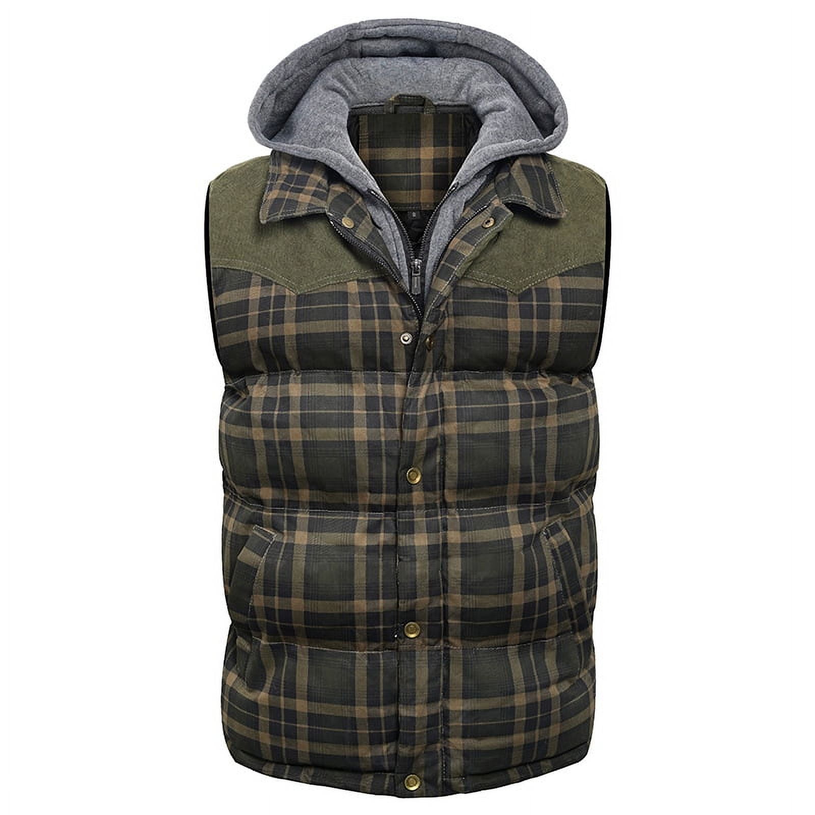 Flannel and vest men best sale