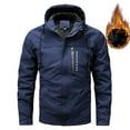 thumbnail image 1 of Men's Winter Fleece Lined Hooded Jacket - Thick Outdoor Parka Coat for Cold Weather, 1 of 8
